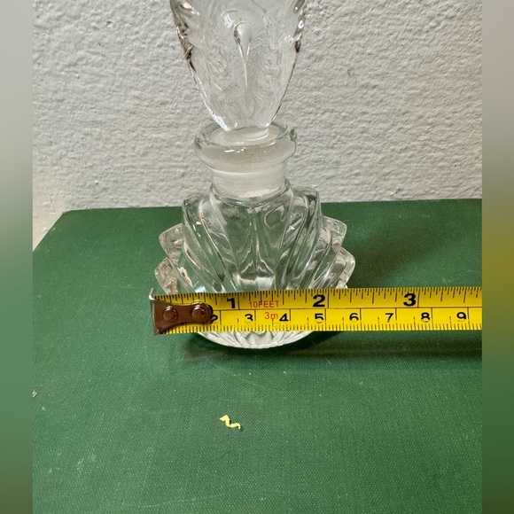 Vintage Cut Lead Crystal Perfume Bottle - Picture 11 of 11